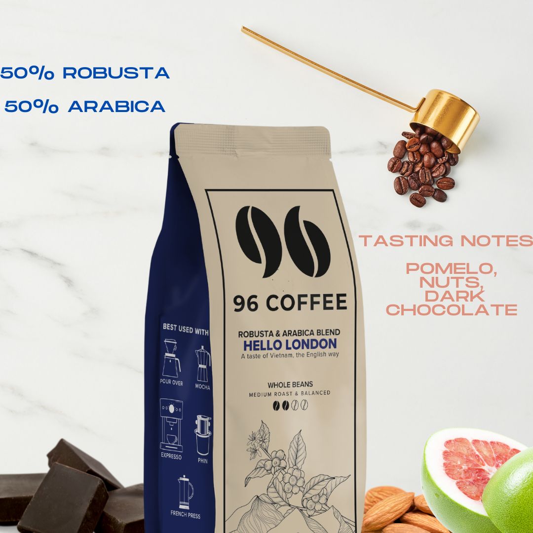 Hello London Coffee (Arabica and Robusta)