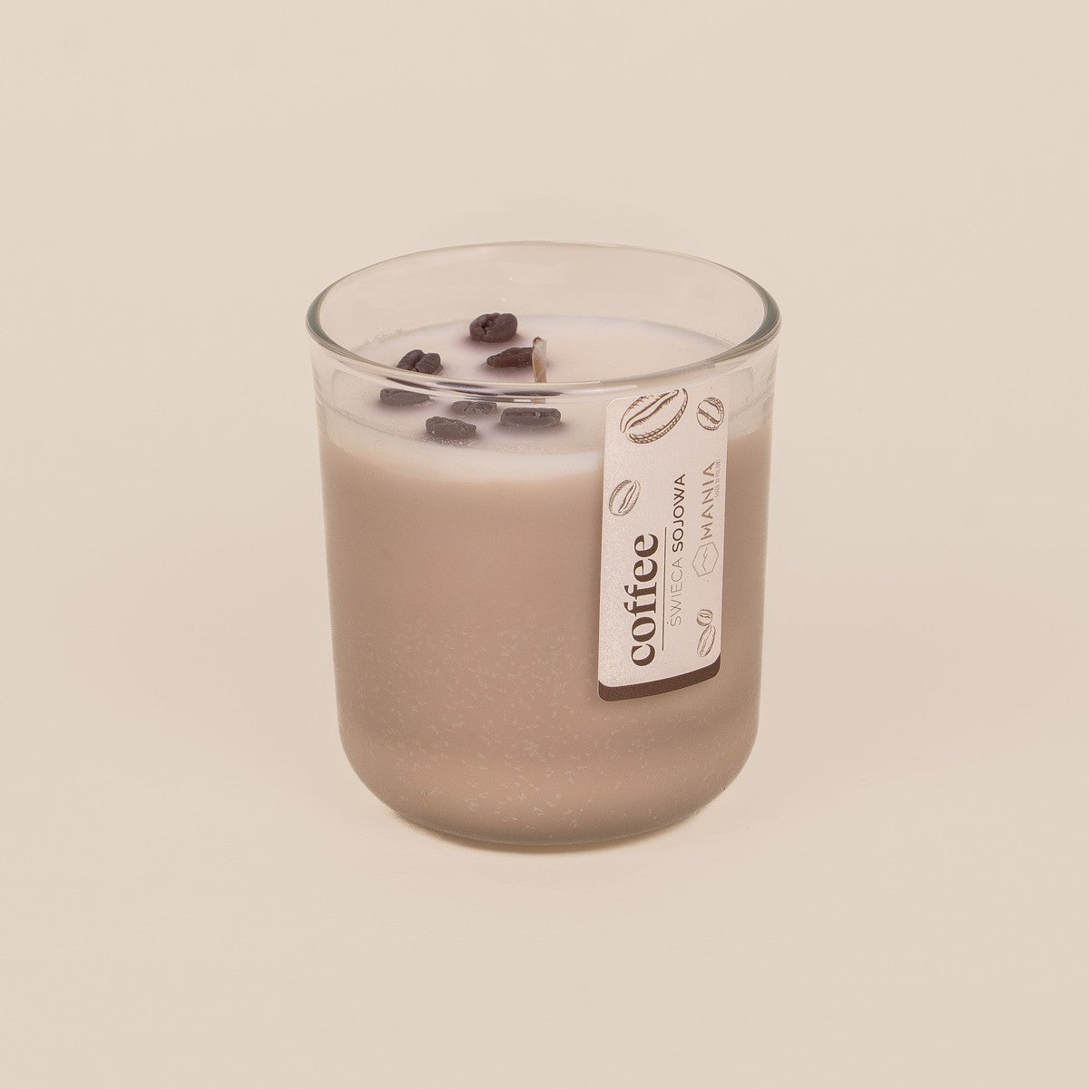 Świeca sojowa 100% Naturalna (Latte)