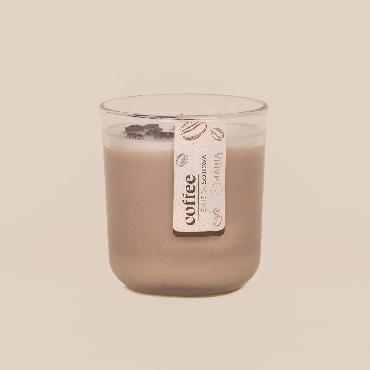 Świeca sojowa 100% Naturalna (Latte)