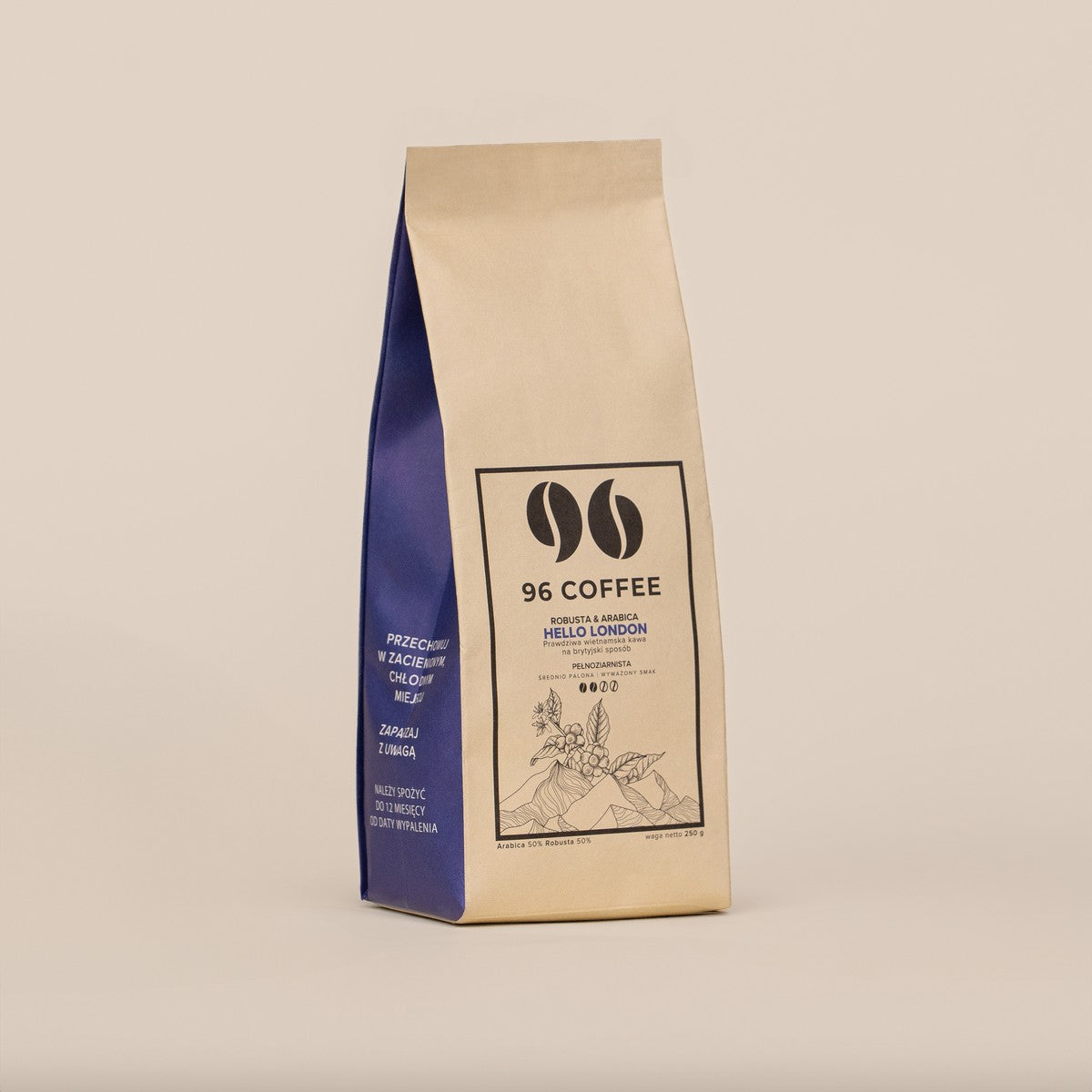 Zestaw prezentowy kawa & świeca sojowa (Latte)