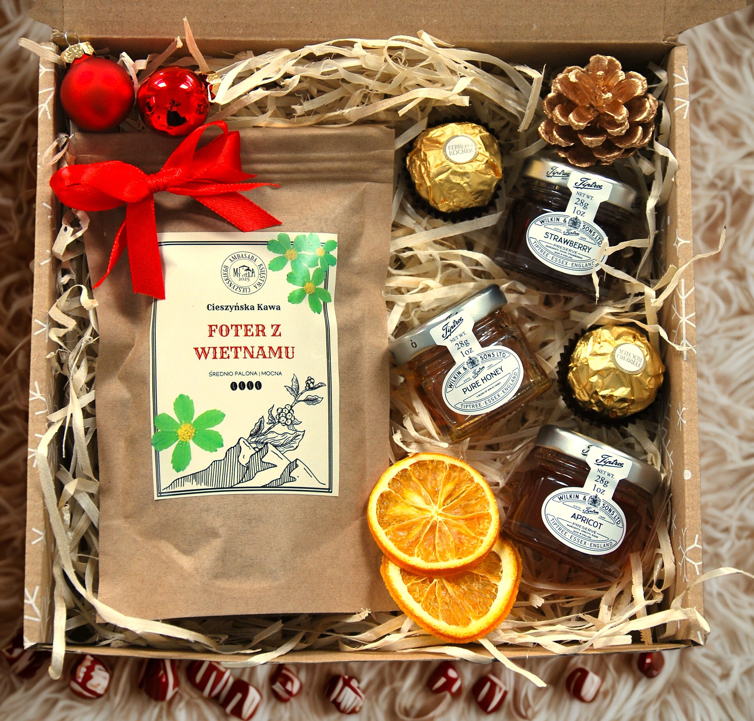 Zestaw Prezentowy XMAS - Specialty Kawa + Mini Konfitura