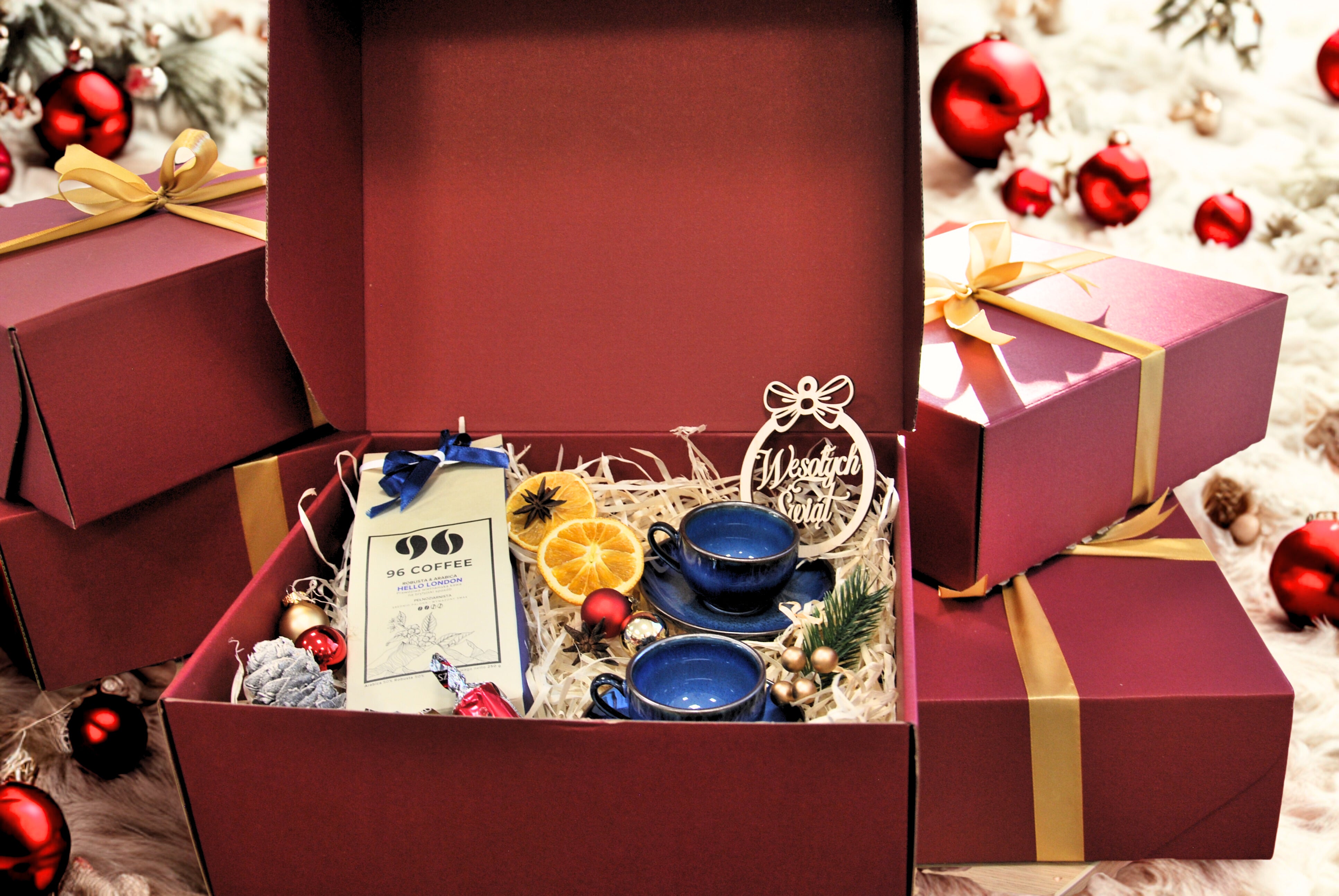 Set of Coffee Beans (250g) with a Cup of Espresso