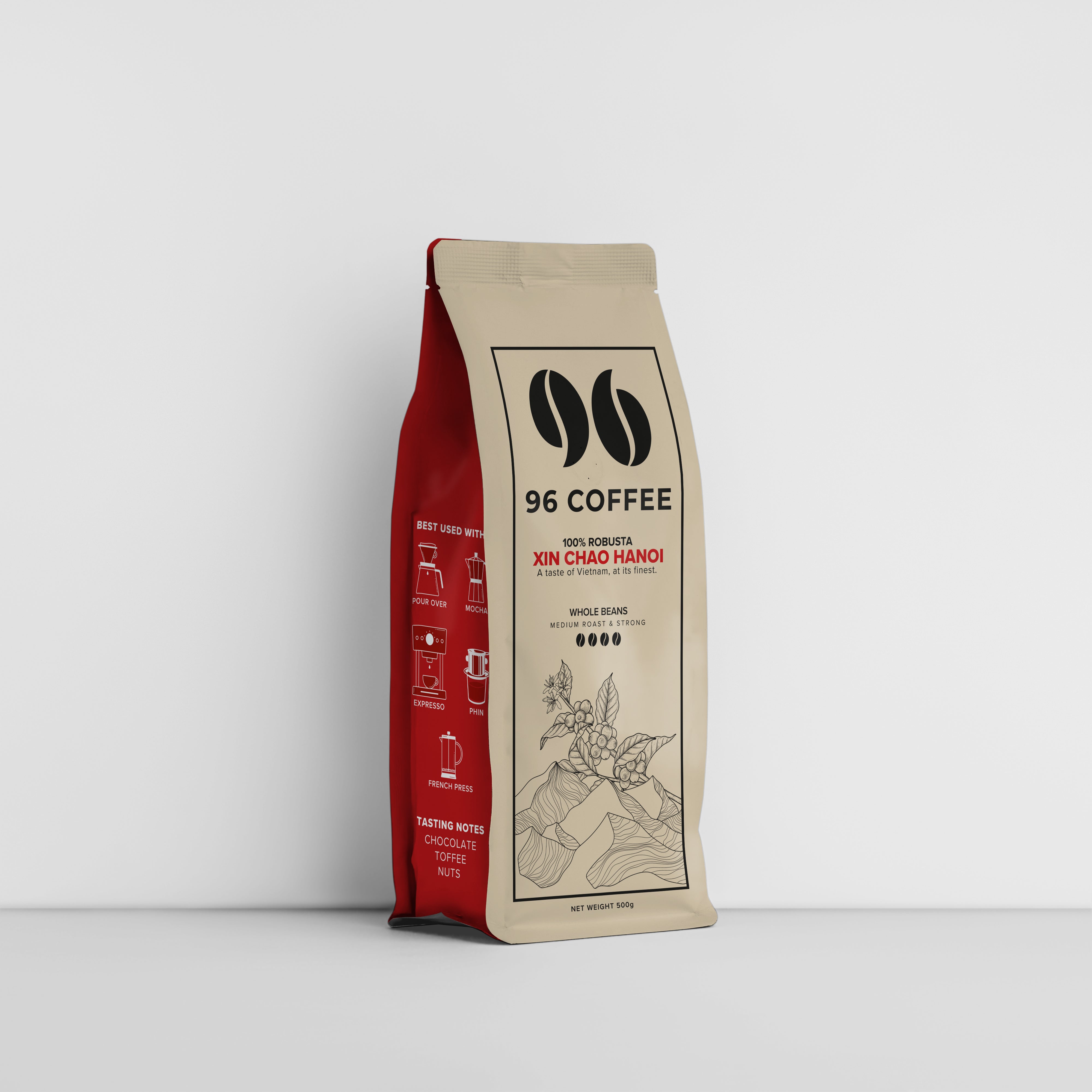 Xin Chao Hanoi Coffee (100% Robusta) - 96 Coffee Company